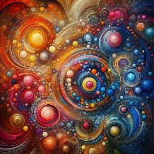 colorful abstract art poster with geometric shapes (3)